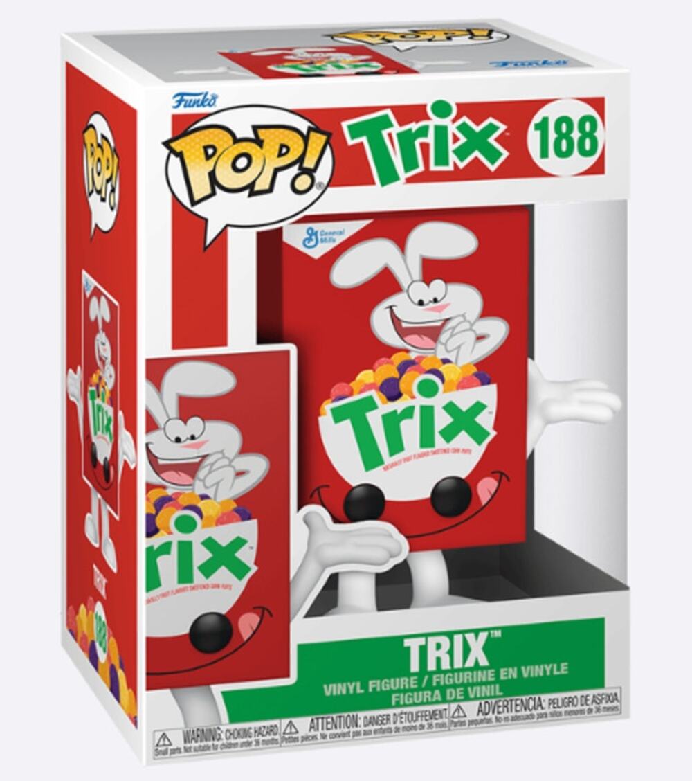 NEW Funko POP! Trix Cereal Box Vaulted Vinyl Figurine #188 General Mills Rabbit
